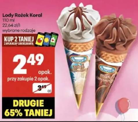 lody rożek