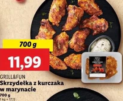 skrzydełka z kurczaka w marynacie