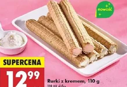 rurki z kremem
