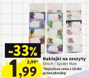naklejka na zeszyt