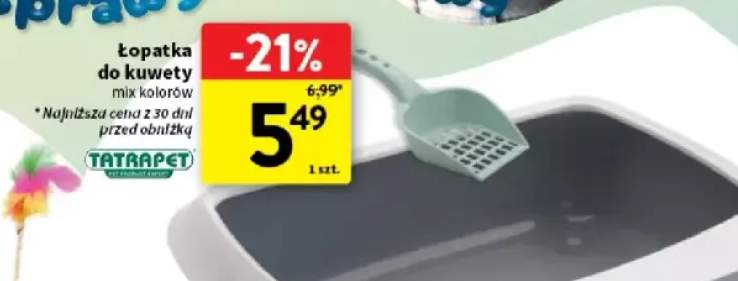 łopatka do kuwety