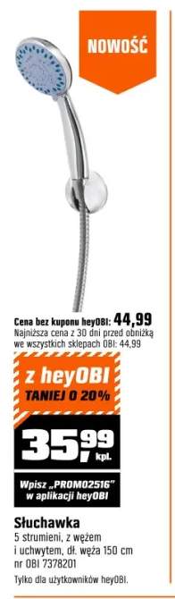 słuchawka prysznicowa