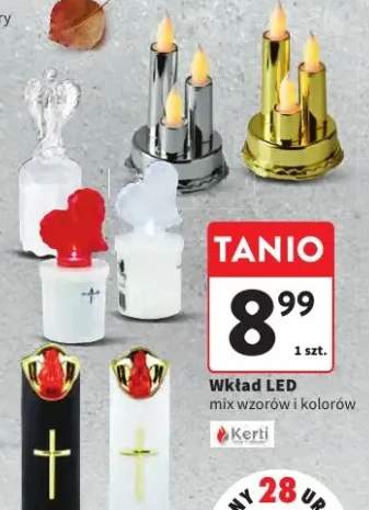 wkład LED do znicza