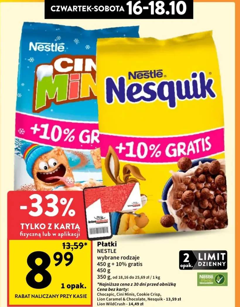 płatki śniadaniowe