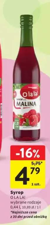 syrop malinowy