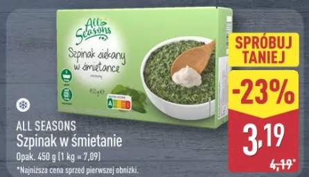 szpinak mrożony