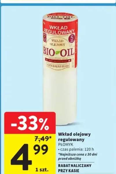 wkład olejowy do znicza