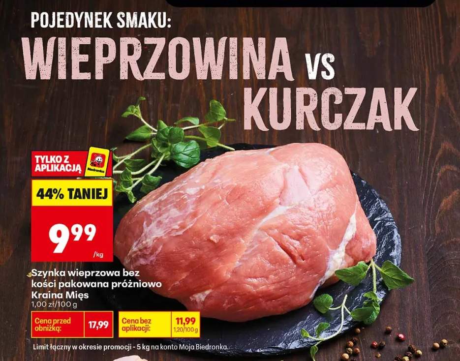 szynka wieprzowa surowa