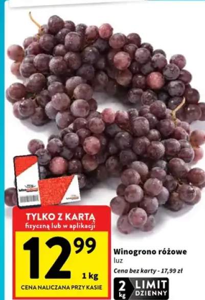 Winogrono różowe luz