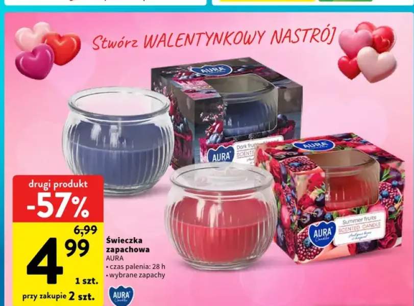 Świeczka zapachowa AURA wybrane zapachy