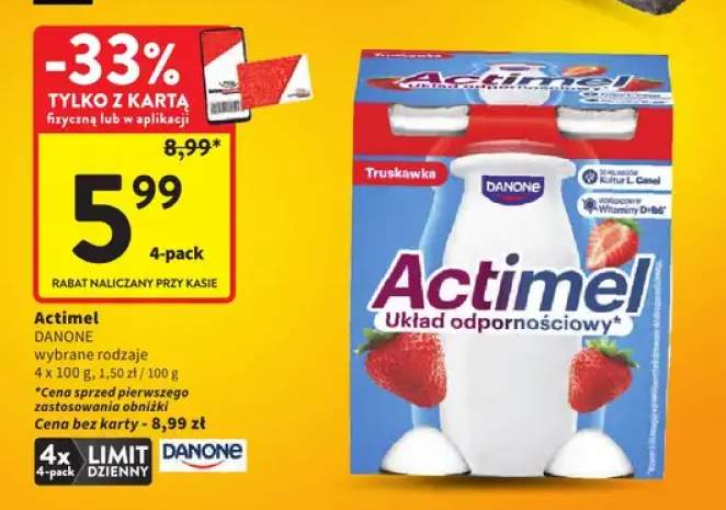 Actimel układ odpornościowy wybrane rodzaje