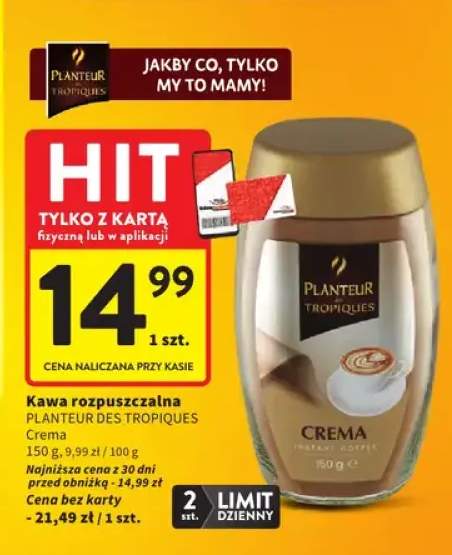 Kawa rozpuszczalna crema