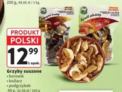 Grzyby suszone podgrzybek