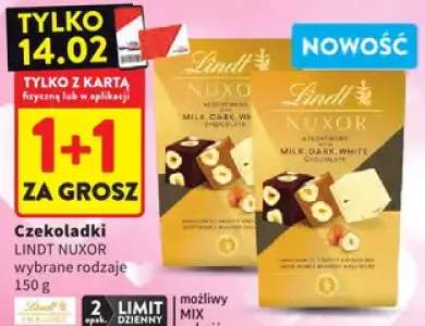 Czekoladki Lindt Nuxor wybrane rodzaje