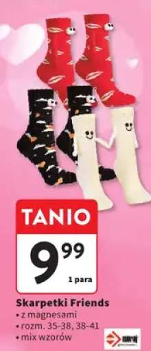 Skarpetki Friends z magnesami mix wzorów