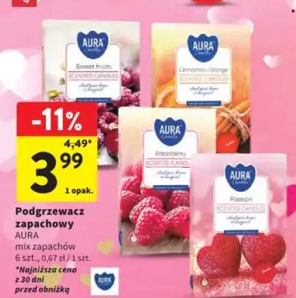 Podgrzewacz zapachowy mix zapachów 6szt