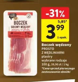 Boczek wędzony piastry wybrane rodzaje