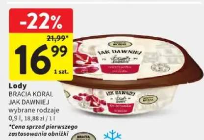 Lody wybrane rodzaje