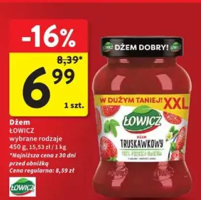 Dżem truskawkowy wybrane rodzaje