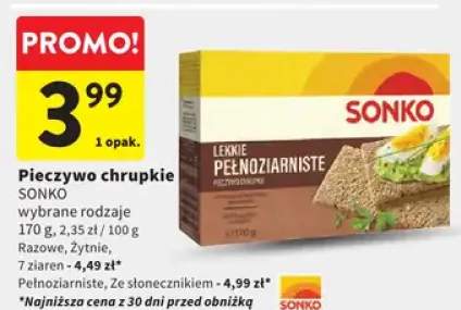 Pieczywo chrupkie wybrane rodzaje