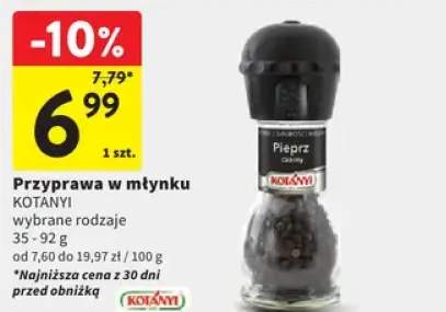 Przyprawa w młynku wybrane rodzaje