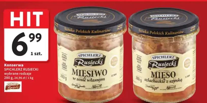 Konserwa mięso szlacheckie z szynką