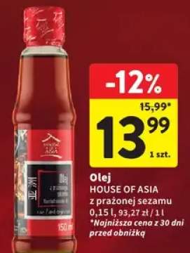 Olej z prażonej sezamu