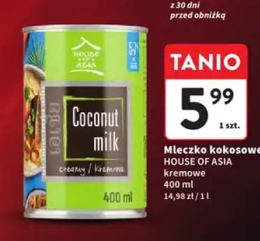 Mleczko kokosowe kremowe