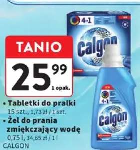 Tabletki do pralki, żel do prania zmiękczający wodę