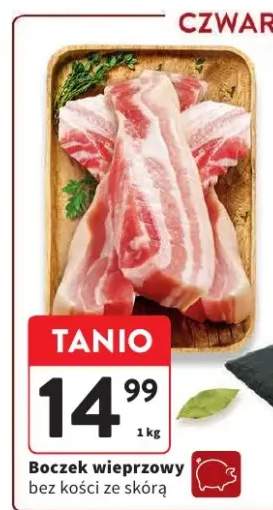 Boczek wieprzowy bez kości ze skórą