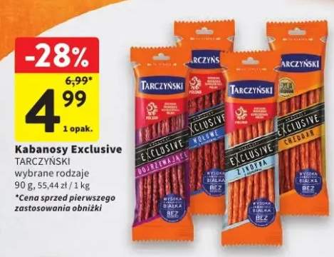 Kabanosy Exclusive wybrane rodzaje