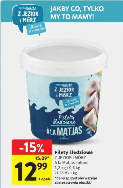 Filety śledziowe A La Matjas solone