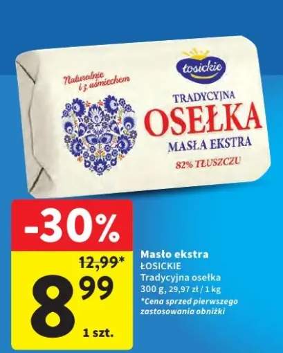 Masło ekstra Tradycyjna osełka