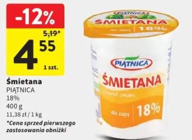Śmietana 18%