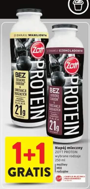 Napój mleczny wybrane rodzaje