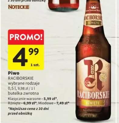 Piwo wybrane rodzaje klasycznie warzone, butelka zwrotna