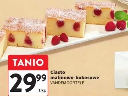 Ciasto malinowo-kokosowe