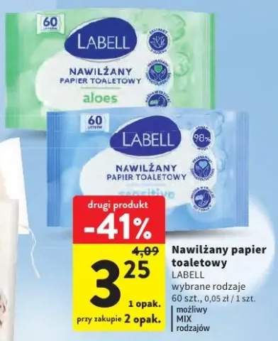 Nawilżany papier toaletowy