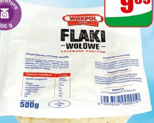 flaki wołowe