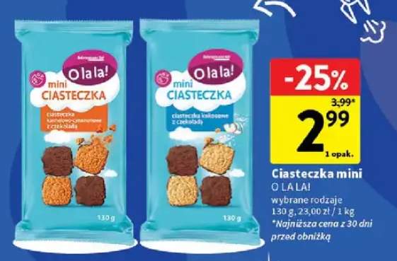 Ciasteczka mini wybrane rodzaje