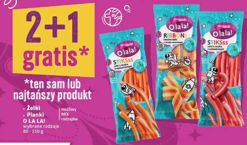 Żelki Ribbons wstążeczki o smaku waniliowo-truskawkowym