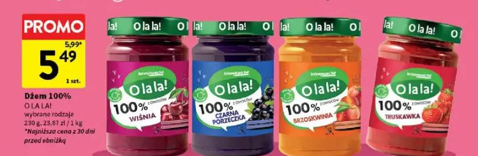 Dżem 100% wybrane rodzaje