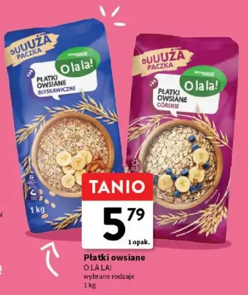 Płatki owsiane wybrane rodzaje