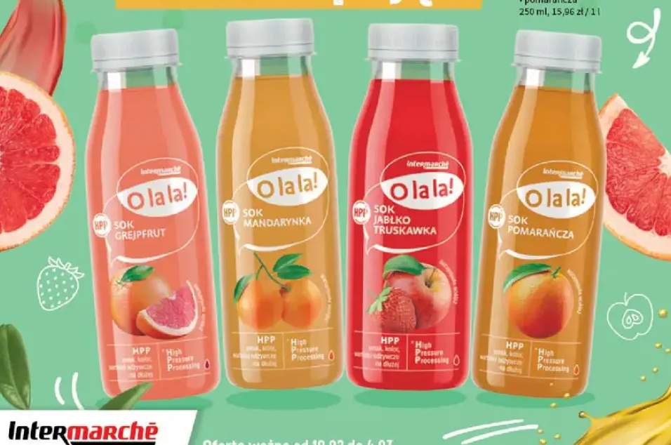 Sok HPP jabłko truskawka