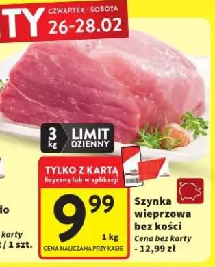 Szynka wieprzowa bez kości