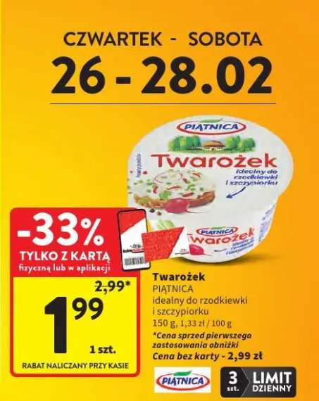 Twarożek idealny do rodzokiewki i szczypiorku