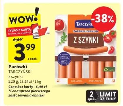 Parówki z szynki