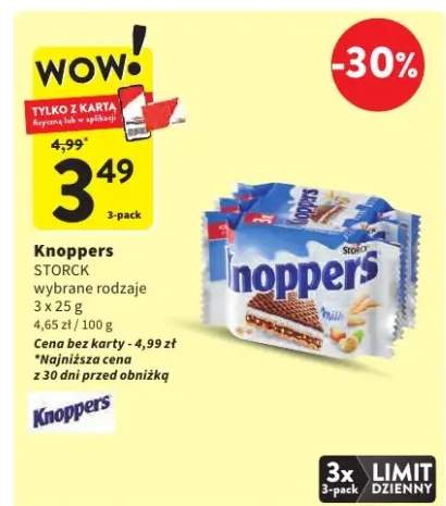 Wafel Knoppers wybrane rodzaje