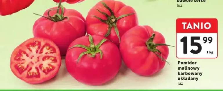 Pomidor malinowy karbowany układany