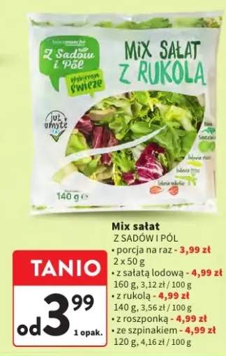 Mix sałat z rukolą